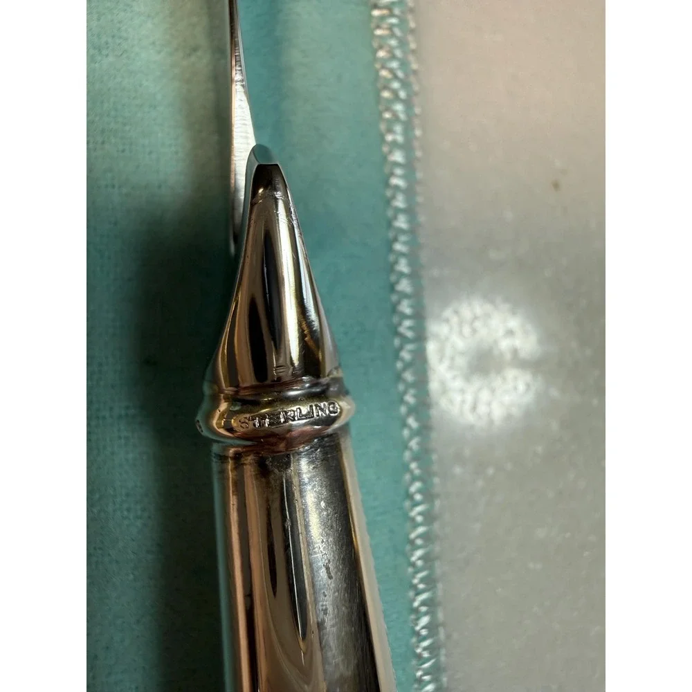 Tiffany & Co Sterling Silver Modern Shell Bar Knife Angela Cummings w/ Box